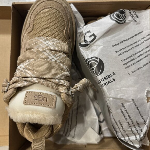 UGG Lowmel Sand Suede Sneakers Women's sizes Brand NEW!!! - Picture 2 of 6